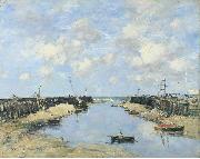 Eugene Boudin The Entrance to Trouville Harbour Sweden oil painting artist